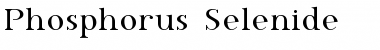 Phosphorus Selenide Regular Font