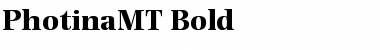 PhotinaMT Bold Font