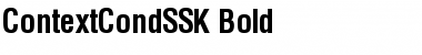 ContextCondSSK Bold Font