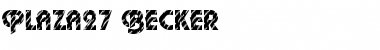 Download Plaza27 Becker Font