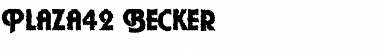 Plaza42 Becker Regular Font