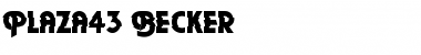 Plaza43 Becker Regular Font