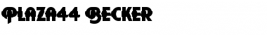 Plaza44 Becker Regular Font