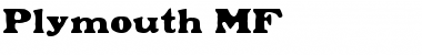 Plymouth MF Regular Font