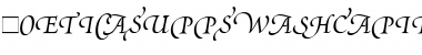 Download PoeticaSuppSwashCapitalsIII Font