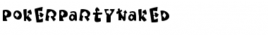 PokerPartyNaked Regular Font