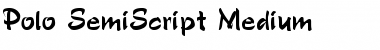 Polo-SemiScript Medium Font