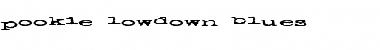 Download pookie lowdown blues Font