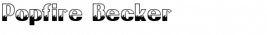 Download Popfire Becker Font