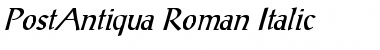 Download PostAntiqua-Roman Italic Font