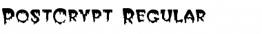 PostCrypt Regular Font