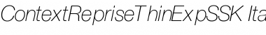 ContextRepriseThinExpSSK Italic Font