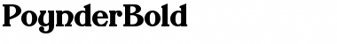 Download PoynderBold Font