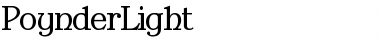 PoynderLight Regular Font