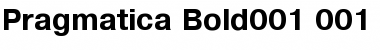 Pragmatica Bold Font