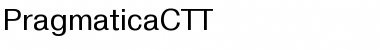 PragmaticaCTT Regular Font