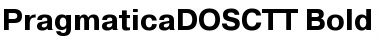 PragmaticaDOSCTT Bold Font