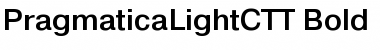 PragmaticaLightCTT Bold Font