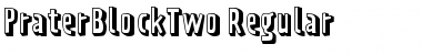 Download PraterBlockTwo-Regular Font