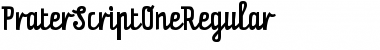 Download PraterScriptOneRegular Font