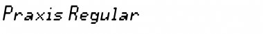 Praxis Regular Font