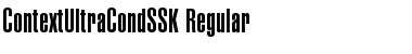 ContextUltraCondSSK Regular Font