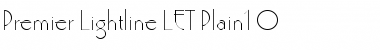 Premier Lightline LET Plain Font