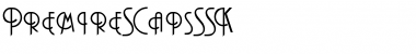 PremireSCapsSSK Regular Font