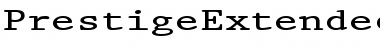 PrestigeExtended Regular Font