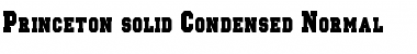Download Princeton solid Condensed Font