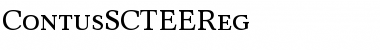 ContusSCTEEReg Regular Font