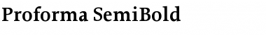 Proforma SemiBold Font