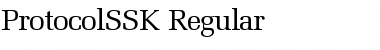 ProtocolSSK Regular Font