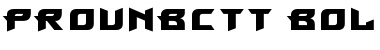 ProunBCTT Bold Font