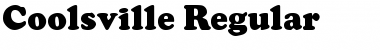 Coolsville Regular Font