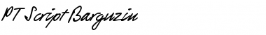 Download PT Script Barguzin Font