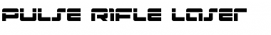 Pulse Rifle Laser Regular Font