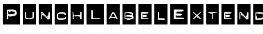 PunchLabelExtended Regular Font