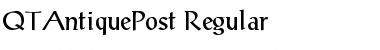 Download QTAntiquePost Font