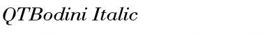 QTBodini Italic Font