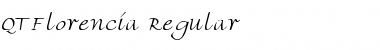QTFlorencia Regular Font