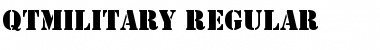 QTMilitary Regular Font