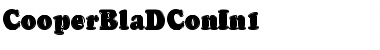 Download CooperBlaDConIn1 Font