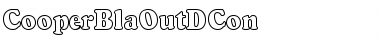 CooperBlaOutDCon Regular Font