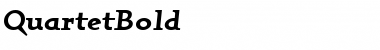 QuartetBold Regular Font