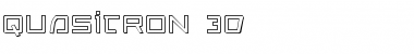 Quasitron 3D Regular Font