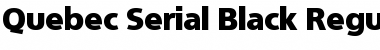 Download Quebec-Serial-Black Font