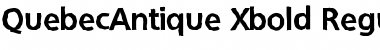 Download QuebecAntique-Xbold Font