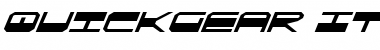 QuickGear Italic Italic Font