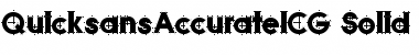 QuicksansAccurateICG Regular Font